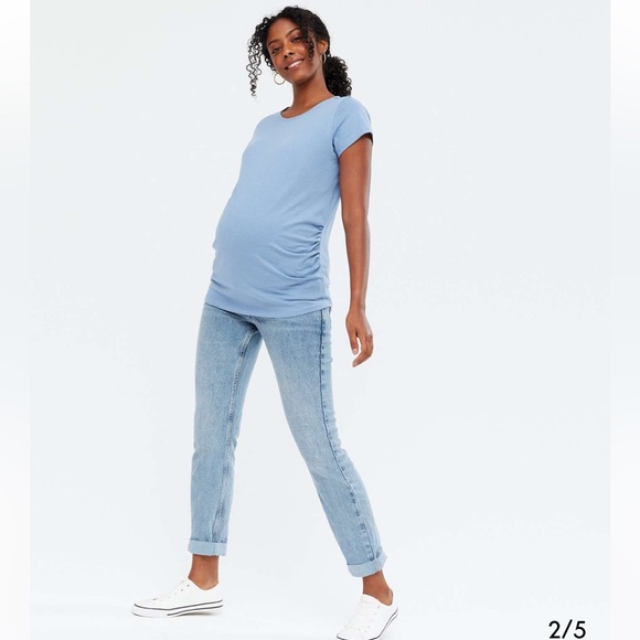 NWT 3-Pack New Look Maternity Ruched T-Shirts - Picture 2 of 5